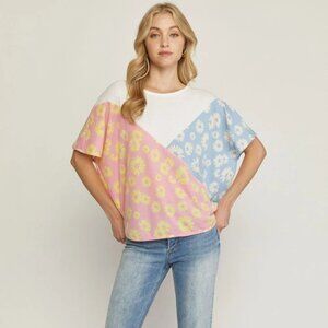 Daisy Tricolor Top